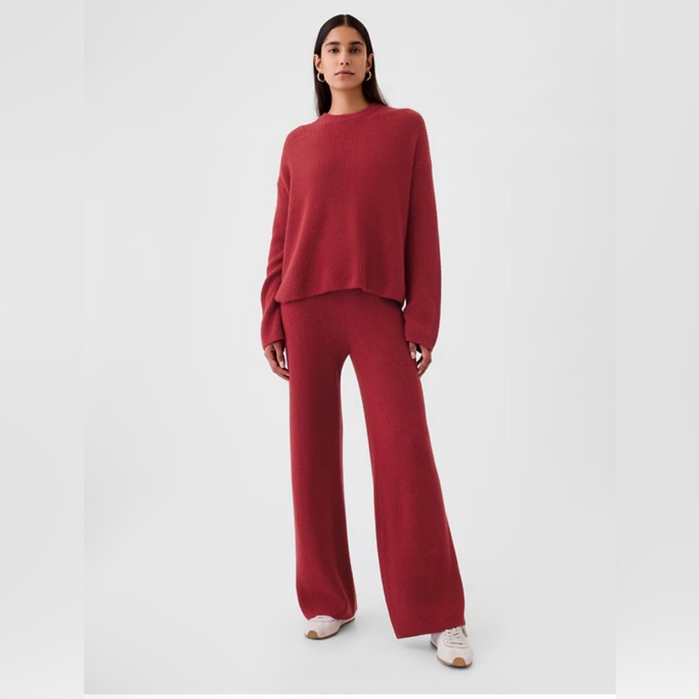 GAP CashSoft Shaker-Stitch Sweater Set